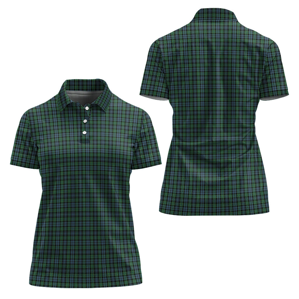 Arbuthnot Tartan Polo Shirt For Women Women - Tartanvibesclothing