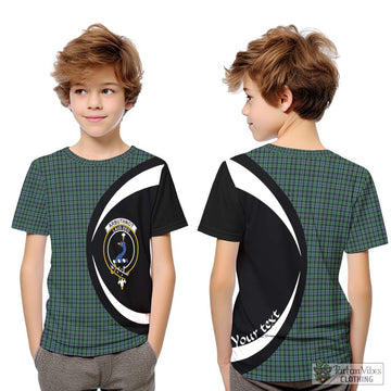 Arbuthnot Tartan Kid T-Shirt with Family Crest Circle Style Youth XL Size14 - Tartan Vibes Clothing