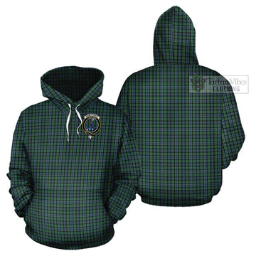 Arbuthnot Tartan Cotton Hoodie with Family Crest Pullover Hoodie - Tartan Vibes Clothing
