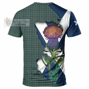 Tartan Vibes Clothing Arbuthnot Tartan Family Crest T-Shirt Scottish Thistle Celtic Inspired