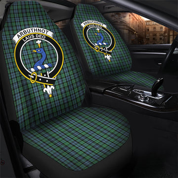 Arbuthnot Tartan Car Seat Cover with Family Crest - Tartan Vibes Clothing