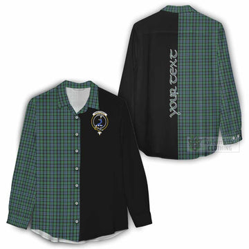 Tartan Vibes Clothing Arbuthnot Tartan Women's Casual Shirt with Family Crest and Half Of Me Style