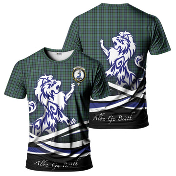 Arbuthnot Tartan T-Shirt with Alba Gu Brath Regal Lion Emblem - Tartan Vibes Clothing