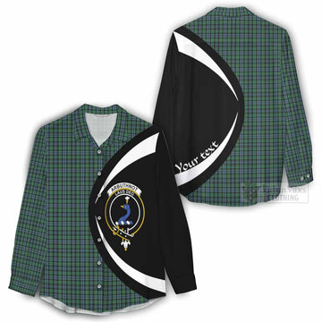 Tartan Vibes Clothing Arbuthnot Tartan Women's Casual Shirt with Family Crest Circle Style