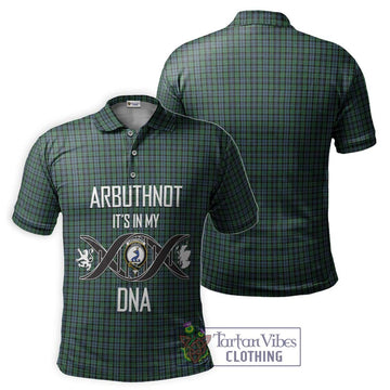 Arbuthnot Tartan Polo Shirt with Family Crest DNA In Me Style - Tartanvibesclothing Shop