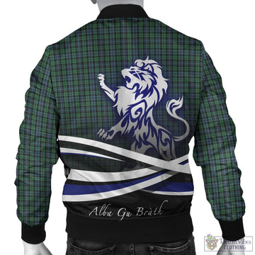 Arbuthnot Tartan Bomber Jacket with Alba Gu Brath Regal Lion Emblem - Tartan Vibes Clothing