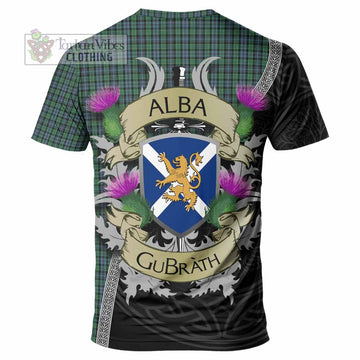 Tartan Vibes Clothing Arbuthnot Tartan Family Crest T-Shirt Lion Rampant Royal Thistle Shield Celtic Inspired