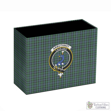 Arbuthnot Tartan Pen Holder with Family Crest - Tartan Vibes Clothing