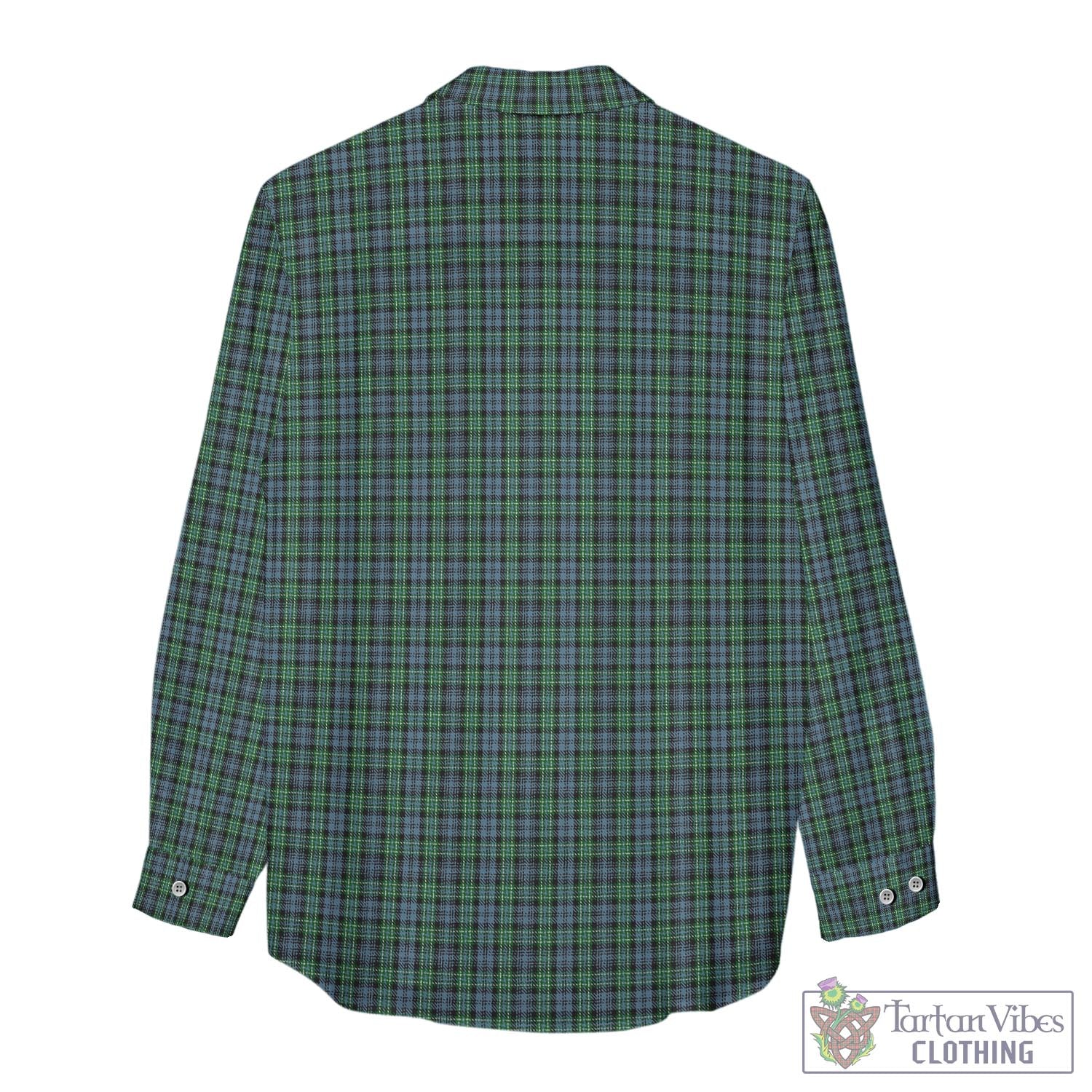 Arbuthnot Tartan Women's Casual Shirt with Family Crest - Tartan Vibes Clothing