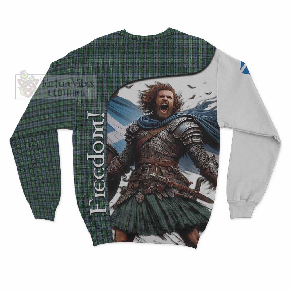 Tartan Vibes Clothing Arbuthnot Crest Tartan Sweatshirt Inspired by the Freedom of Scottish Warrior