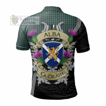 Tartan Vibes Clothing Arbuthnot Tartan Family Crest Polo Shirt Lion Rampant Royal Thistle Shield Celtic Inspired