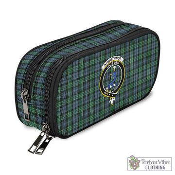 Arbuthnot Tartan Pen and Pencil Case with Family Crest - Tartan Vibes Clothing