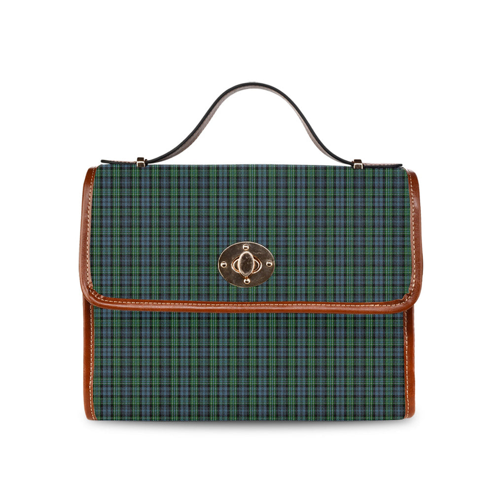Arbuthnot Tartan Leather Strap Waterproof Canvas Bag - Tartanvibesclothing