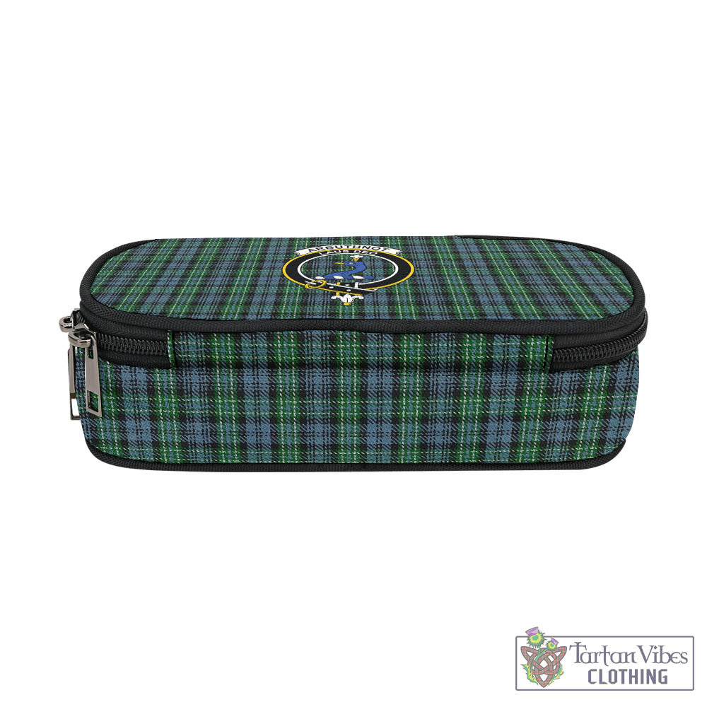 Arbuthnot Tartan Pen and Pencil Case with Family Crest - Tartan Vibes Clothing