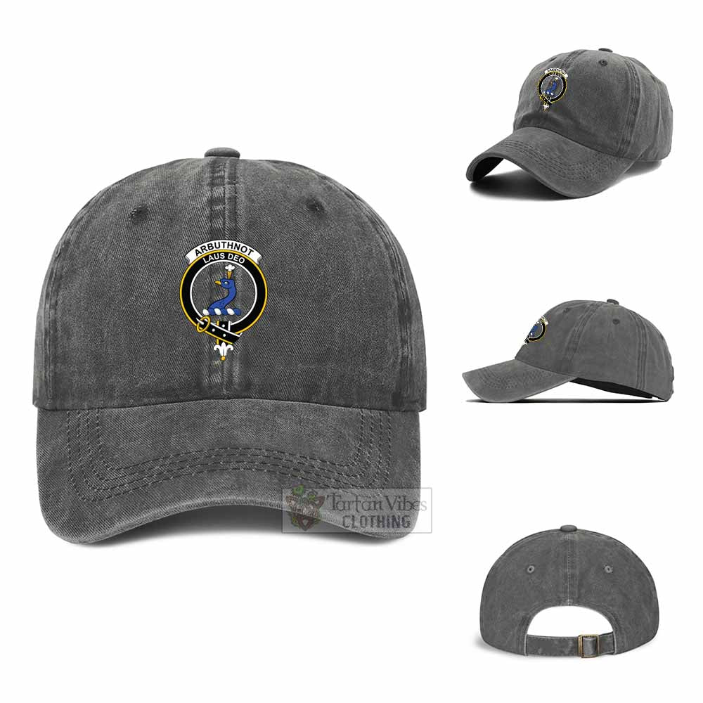 Tartan Vibes Clothing Arbuthnot Clan Crest Denim Classic Cap