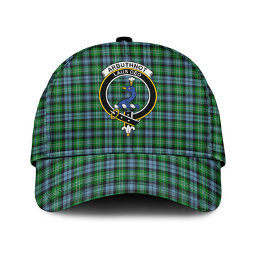Arbuthnot Ancient Tartan Classic Cap with Family Crest