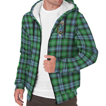 Arbuthnot Ancient Tartan Sherpa Hoodie with Family Crest