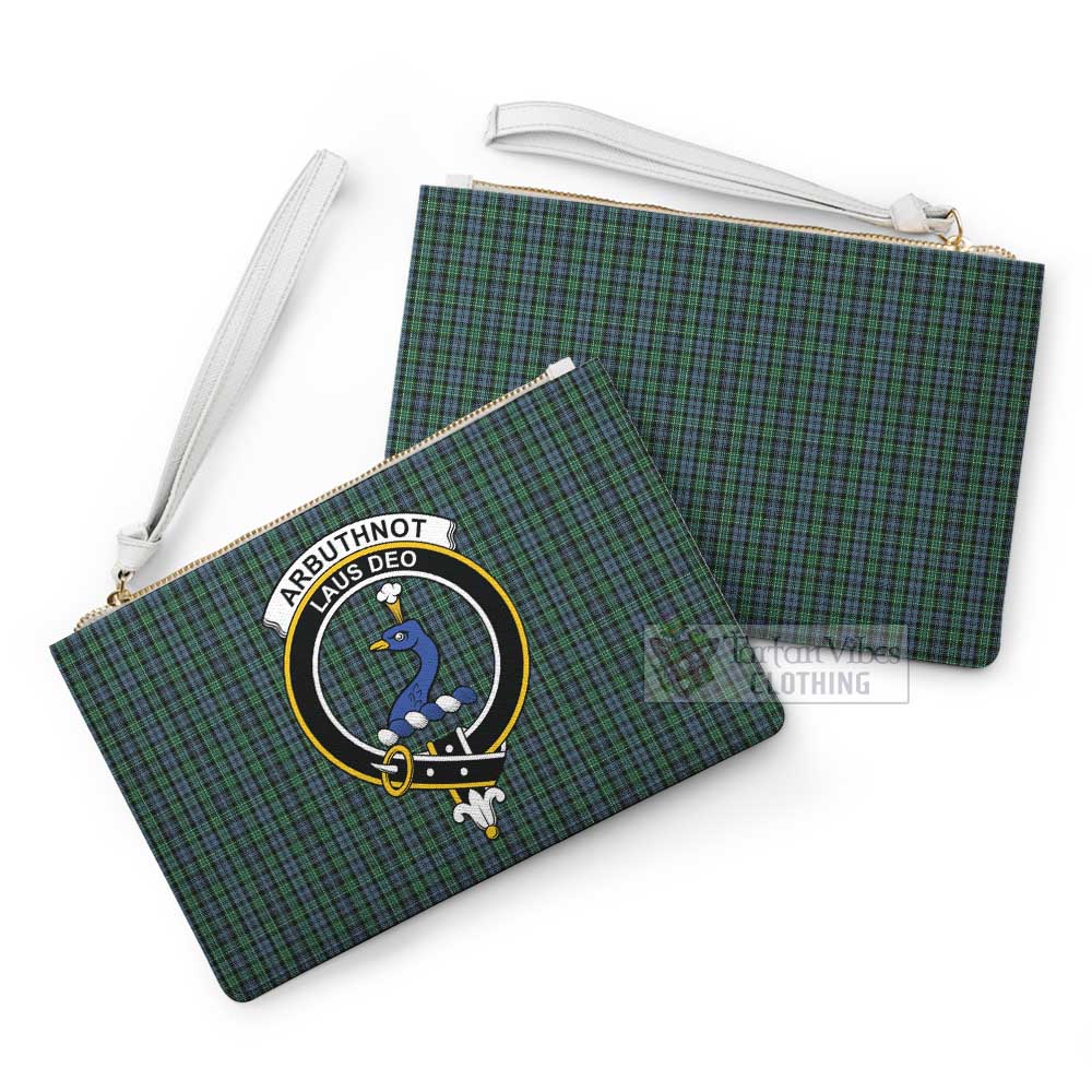 Tartan Vibes Clothing Arbuthnot Family Crest Tartan Clutch Bag