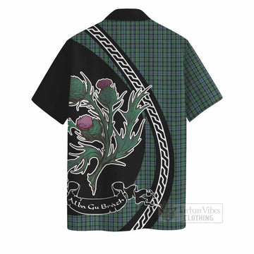 Arbuthnot Family Crest Tartan Hawaiian Shirt Alba Thistle Inspired - Tartan Vibes Clothing