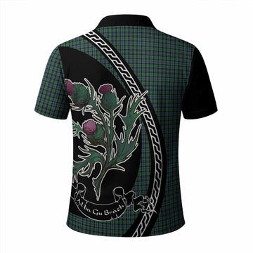 Arbuthnot Family Crest Tartan Polo Shirt Alba Thistle Inspired - Tartan Vibes Clothing