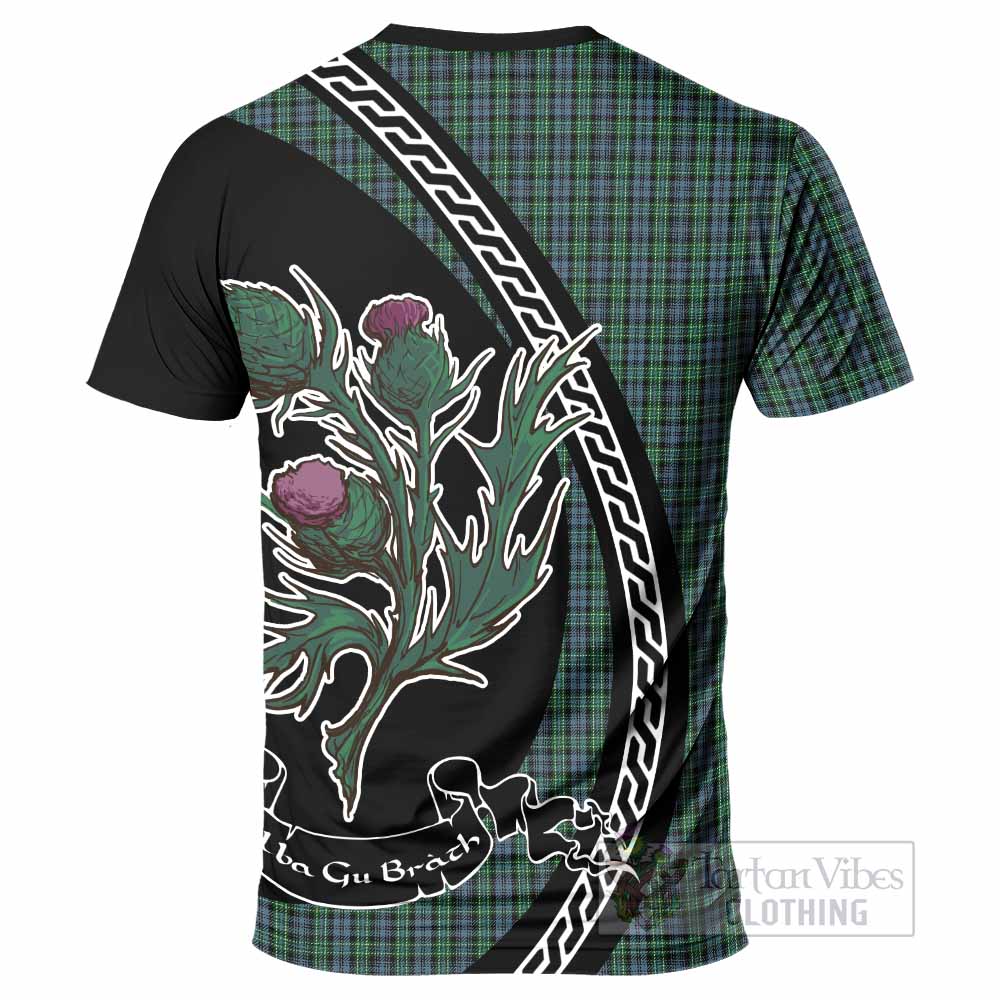 Arbuthnot Family Crest Tartan T-Shirt Alba Thistle Inspired - Tartan Vibes Clothing