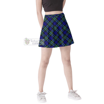 Arbuthnot Modern Tartan Women's Plated Mini Skirt