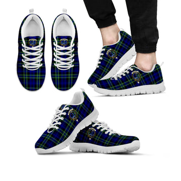 Arbuthnot Modern Tartan Sneakers with Family Crest