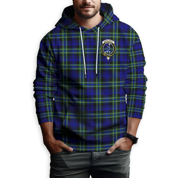 Arbuthnot Modern Tartan Hoodie with Family Crest