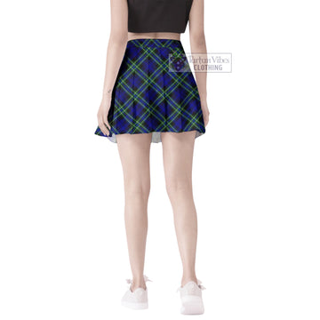Arbuthnot Modern Tartan Women's Plated Mini Skirt
