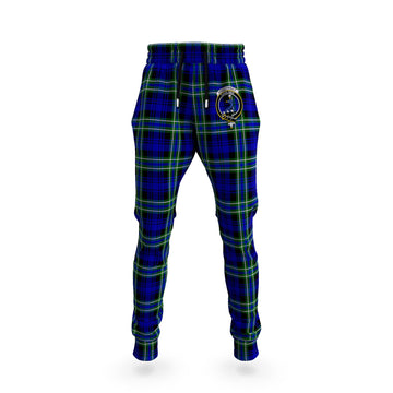 Arbuthnot Modern Tartan Joggers Pants with Family Crest