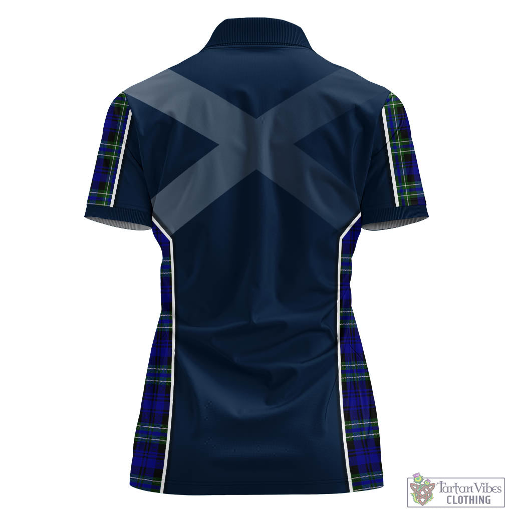Tartan Vibes Clothing Arbuthnot Modern Tartan Women's Polo Shirt with Family Crest and Lion Rampant Vibes Sport Style