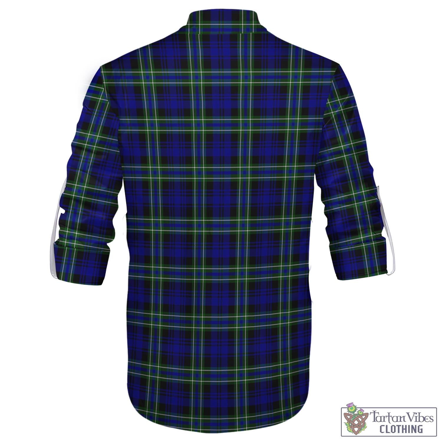 Tartan Vibes Clothing Arbuthnot Modern Tartan Men's Scottish Traditional Jacobite Ghillie Kilt Shirt