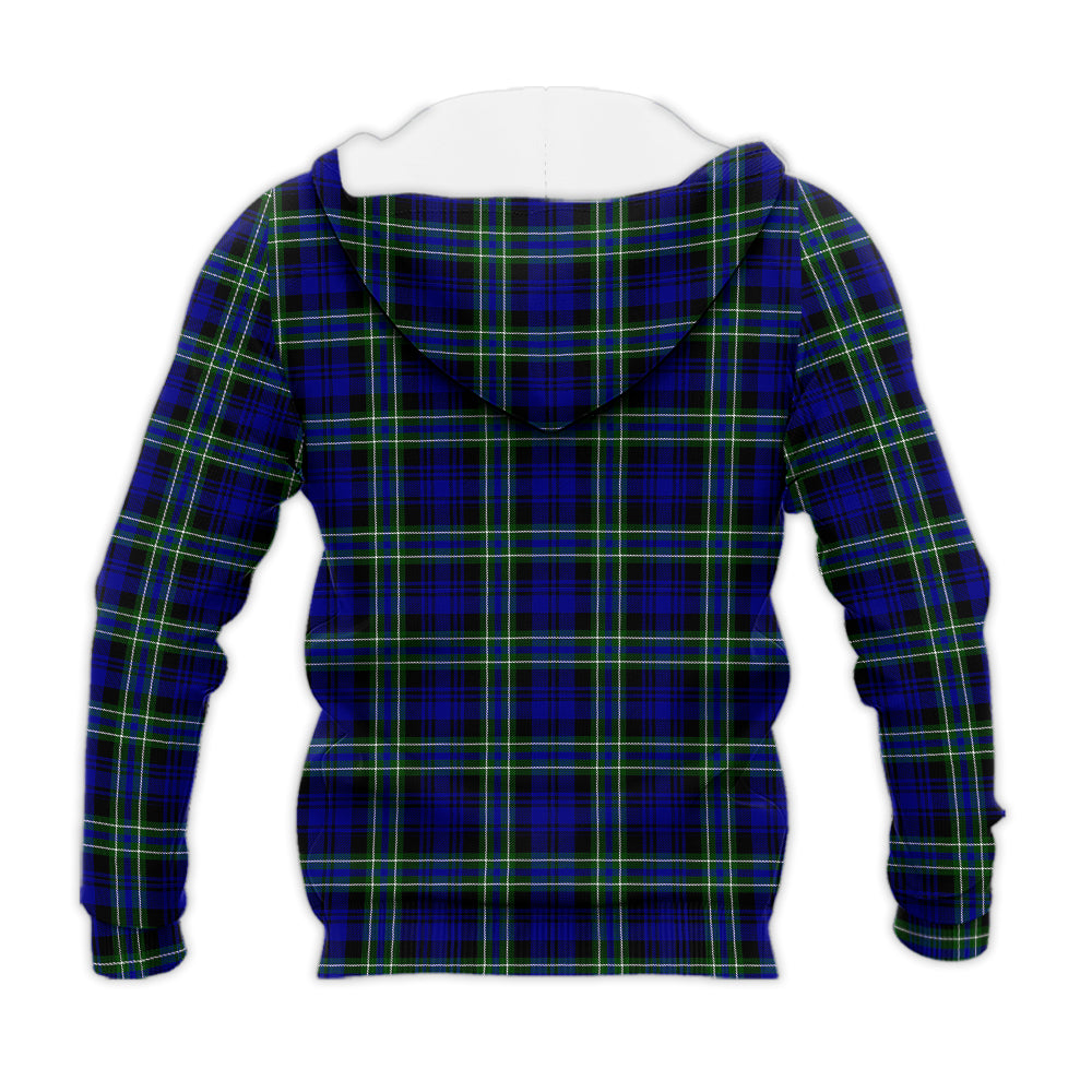 Arbuthnot Modern Tartan Knitted Hoodie with Family Crest - Tartanvibesclothing