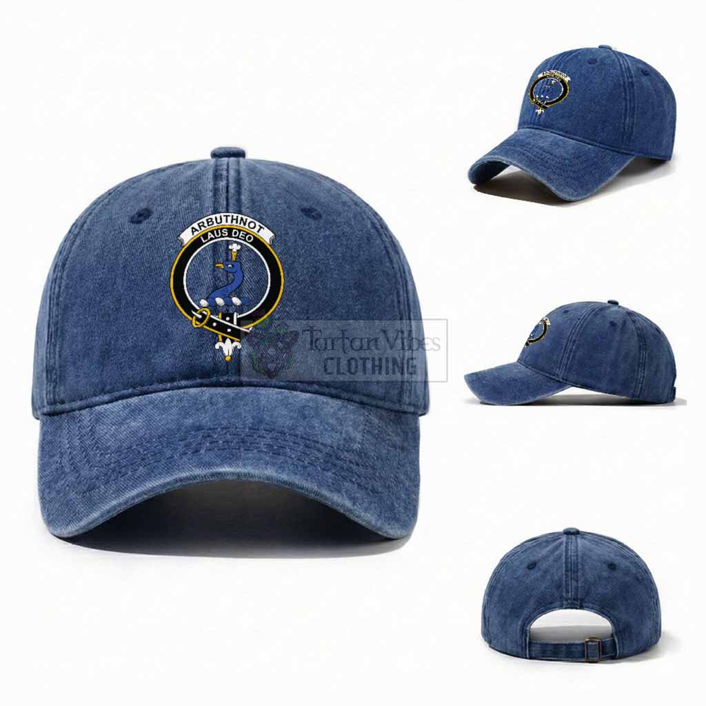 Arbuthnot Scottish Clan Crest Washed Baseball Cap