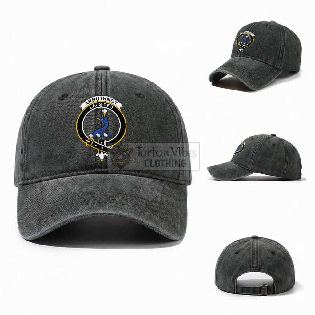 Arbuthnot Scottish Clan Crest Washed Baseball Cap