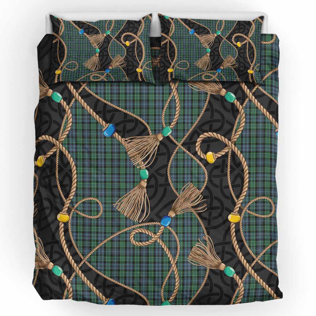 Arbuthnot Scottish Tartan Twisted Ropes Stylized Bedding Set UK Bedding Set UK King 91*87 inch - Tartan Vibes Clothing