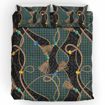 Arbuthnot Scottish Tartan Twisted Ropes Stylized Bedding Set UK Bedding Set UK King 91*87 inch - Tartan Vibes Clothing