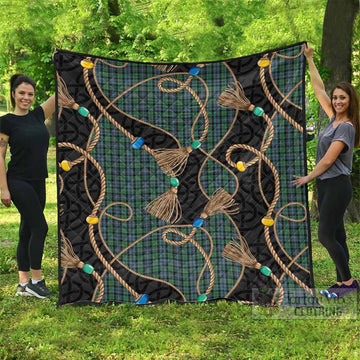 Arbuthnot Scottish Tartan Twisted Ropes Stylized Premium Quilt - Tartan Vibes Clothing