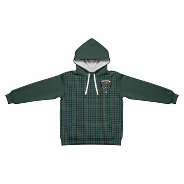 Arbuthnot Tartan Accent Kid Hoodie with Family Crest