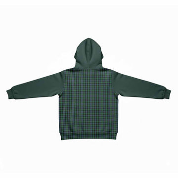 Arbuthnot Tartan Accent Kid Hoodie with Family Crest