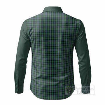 Arbuthnot Tartan Accent Long Sleeve Button Shirts with Family Crest