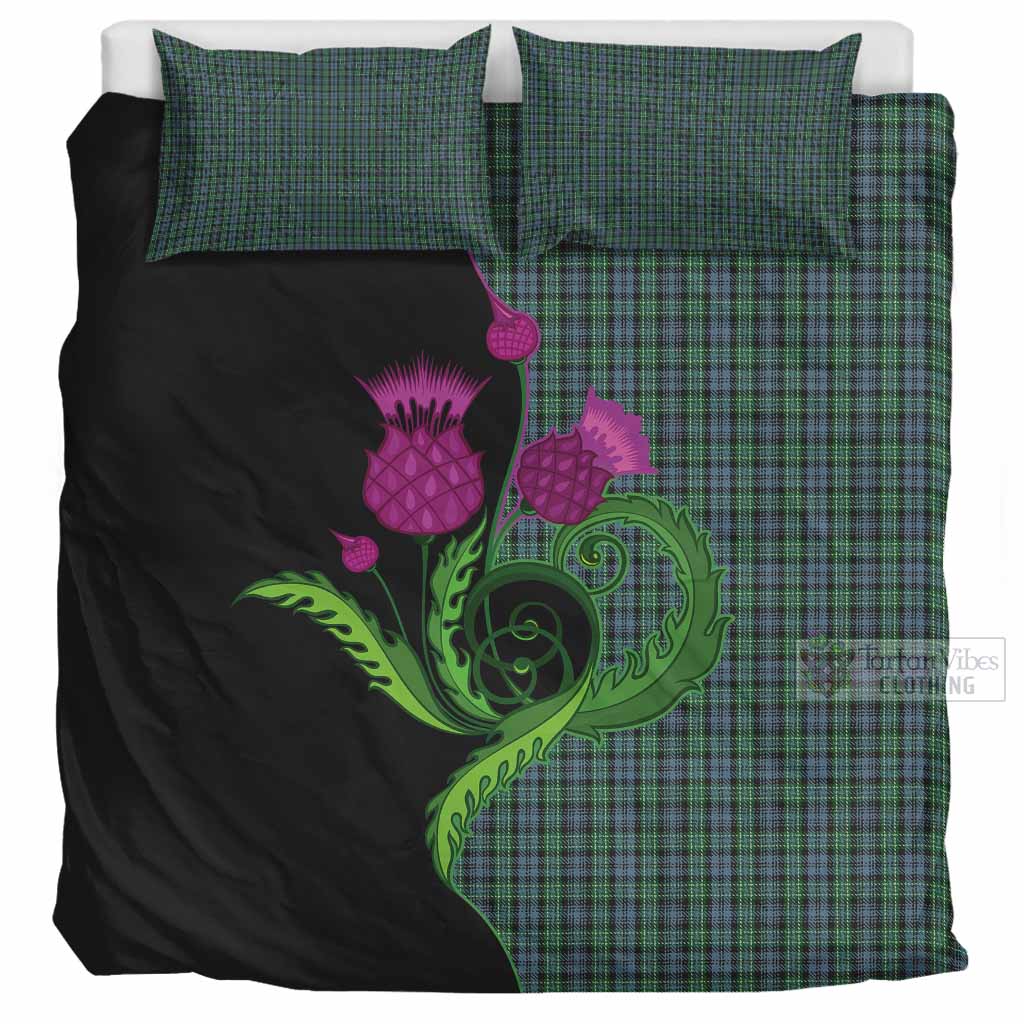 Arbuthnot Tartan Bedding Set Traditional Scottish Thistle UK Bedding Set UK Super King 104*94 inch - Tartan Vibes Clothing