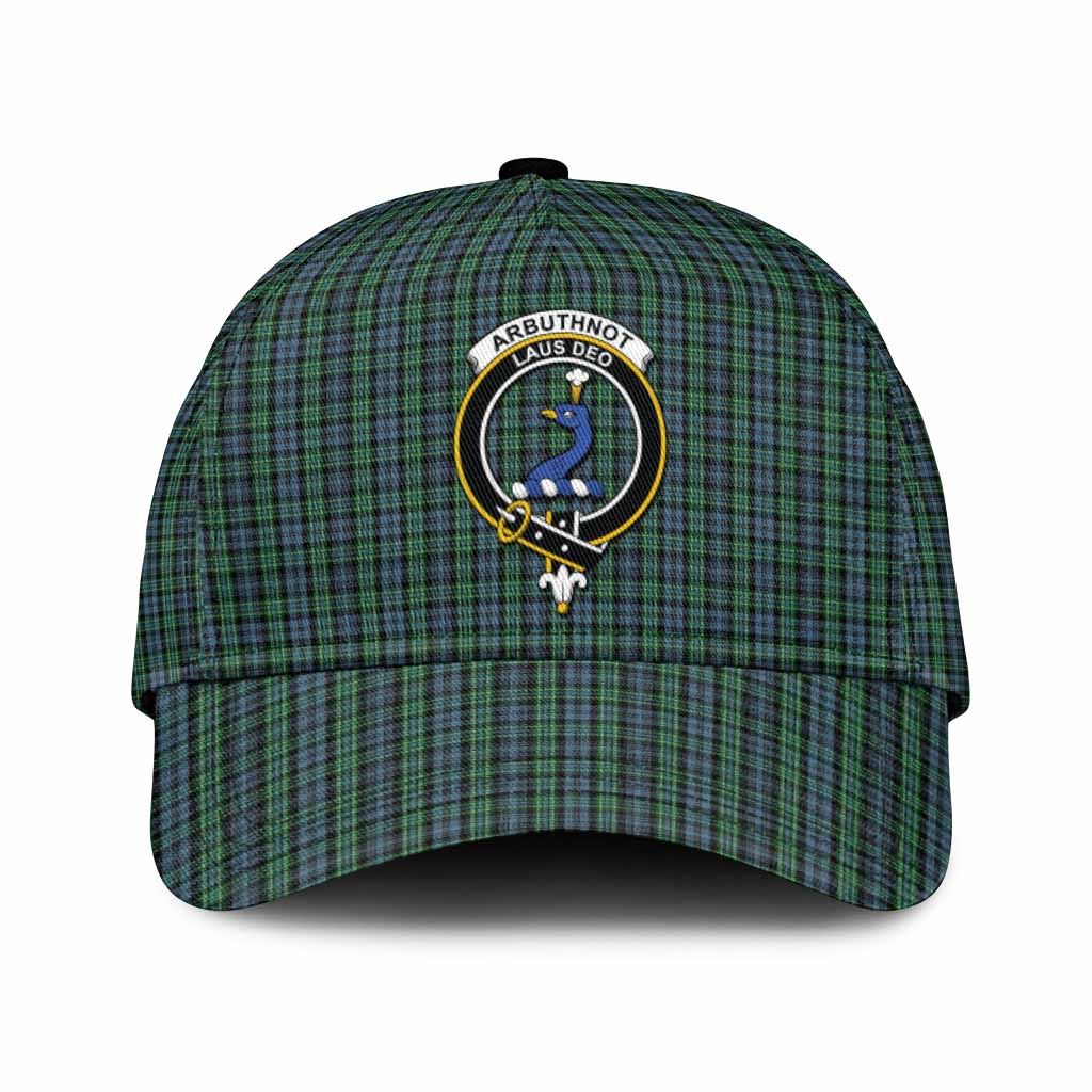 Arbuthnot Tartan Classic Cap with Family Crest