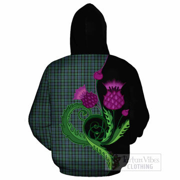 Arbuthnot Tartan Cotton Hoodie Traditional Scottish Thistle