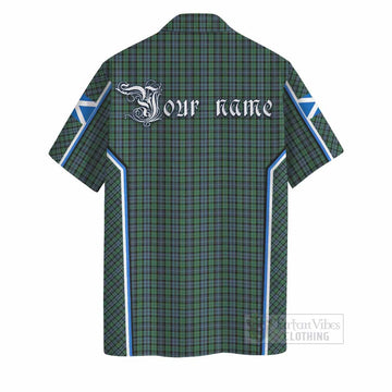 Arbuthnot Tartan Crest Hawaiian Shirt Scotland Coat of Arm Flag Style - Tartan Vibes Clothing