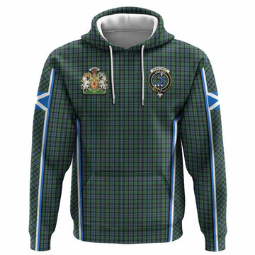 Arbuthnot Tartan Crest Hoodie Scotland Coat of Arm Flag Style - Tartan Vibes Clothing