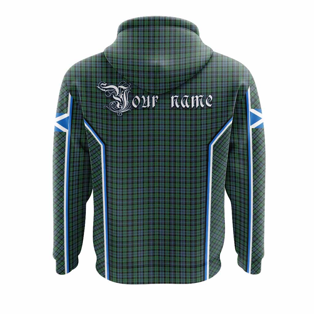 Arbuthnot Tartan Crest Hoodie Scotland Coat of Arm Flag Style - Tartan Vibes Clothing