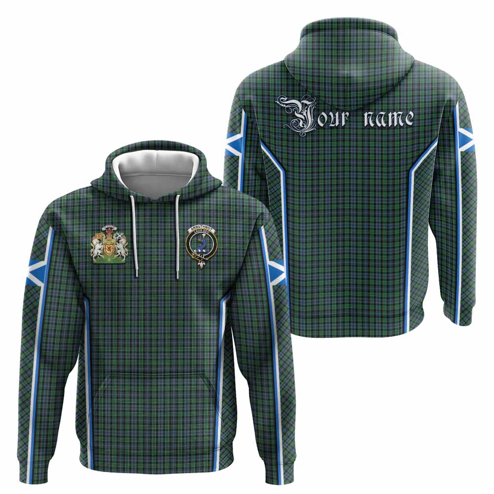 Arbuthnot Tartan Crest Hoodie Scotland Coat of Arm Flag Style - Tartan Vibes Clothing