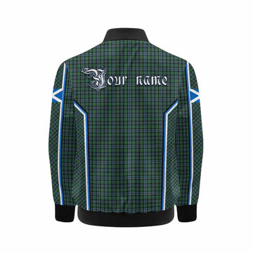 Arbuthnot Tartan Crest Kid Bomber Jacket Scotland Coat of Arm Flag Style - Tartan Vibes Clothing