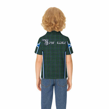 Arbuthnot Tartan Crest Kid Polo Shirt Scotland Coat of Arm Flag Style - Tartan Vibes Clothing